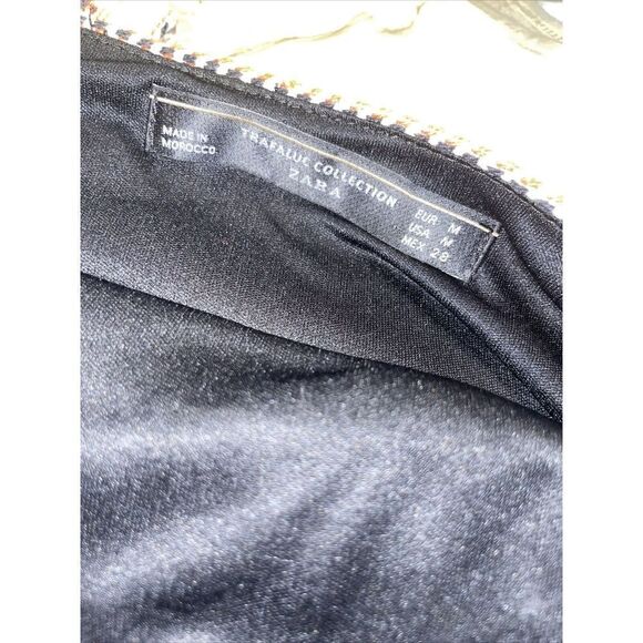 Zara Trafaluc Collection Cropped Top Womens’s Medium Bra‎ Tank Woven Tribal - Picture 4 of 5